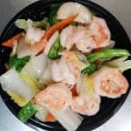 Best 142. Shrimp with Mixed Vegetables in Spring, TX